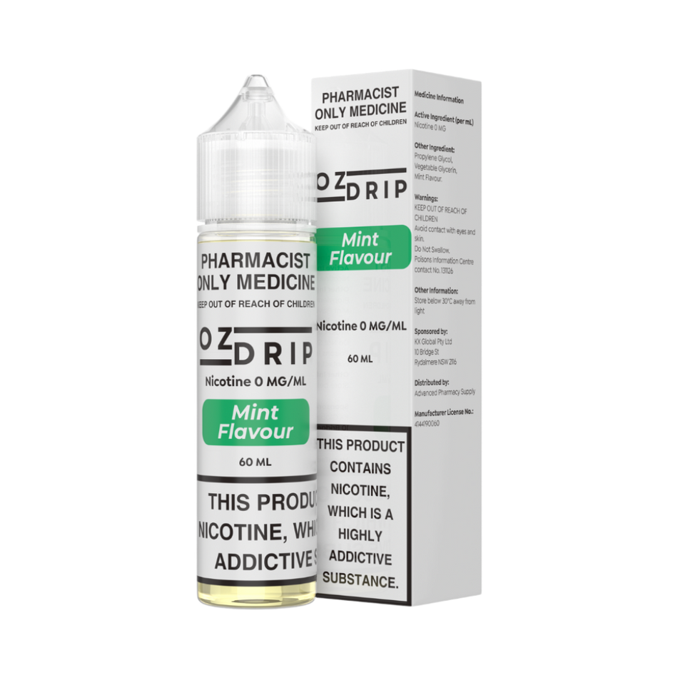 Oz Drip Tobacco Zero Nicotine (1 x 60ml) Mint