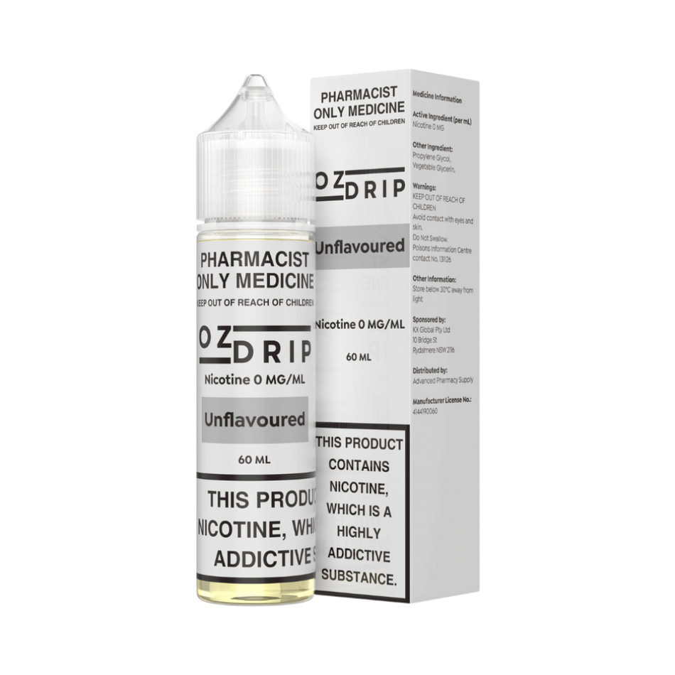 Oz Drip Tobacco Zero Nicotine (1 x 60ml) Unflavoured